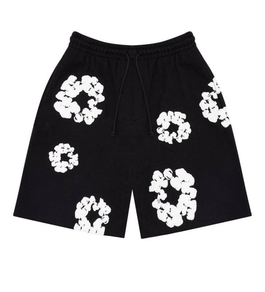 Denim tear shorts